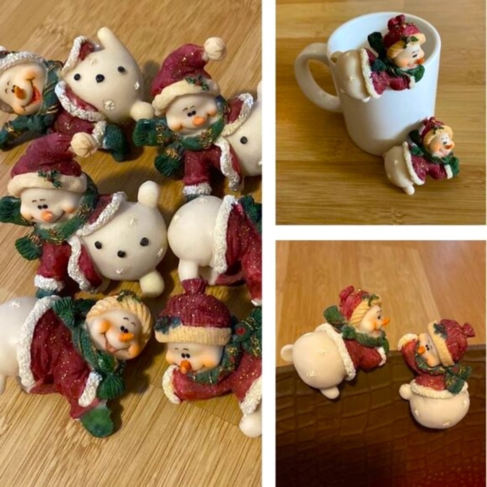 Adorable Christmas Snow Characters w/Santa Outfits